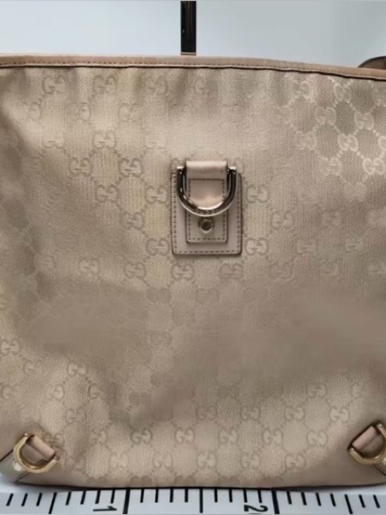 Gucci Handbags - Gucci Light blush Monogram Canvas Tote